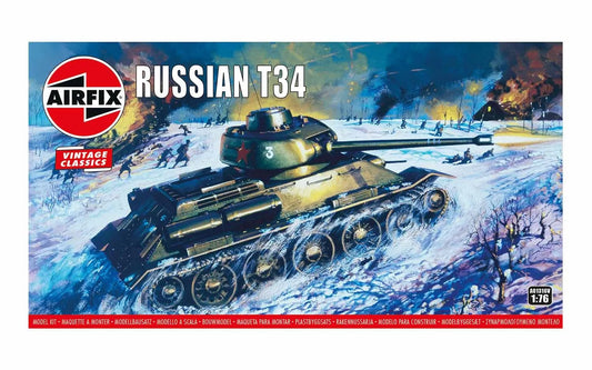 Airfix Russian T-34 Tank 1:76 Scale (A01316V)