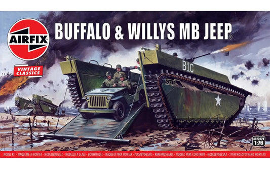 Airfix Buffalo Amphibian Lvt & Jeep (A02302V)