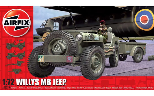 Airfix Willys Jeep, Trailer & Howitzer 1:72 (A02339)