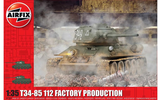 Airfix T34/85 Ii2 Factory Production (A1361)