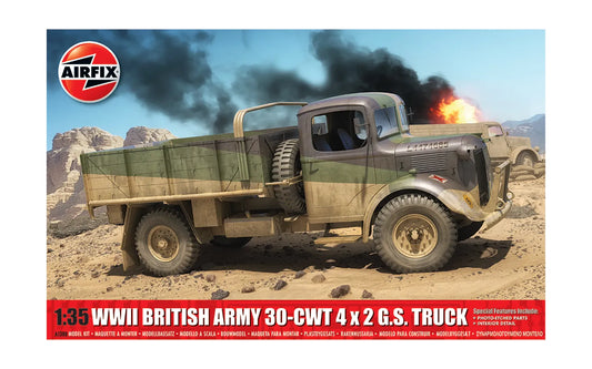 Airfix Wwii British Army 30-Cwt 4X2 Gs Truck (A1380)