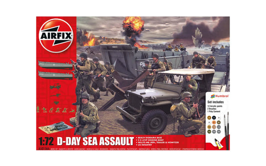 Airfix D-Day 75Th Anniversary Sea Assault Gift Set (A50156A)
