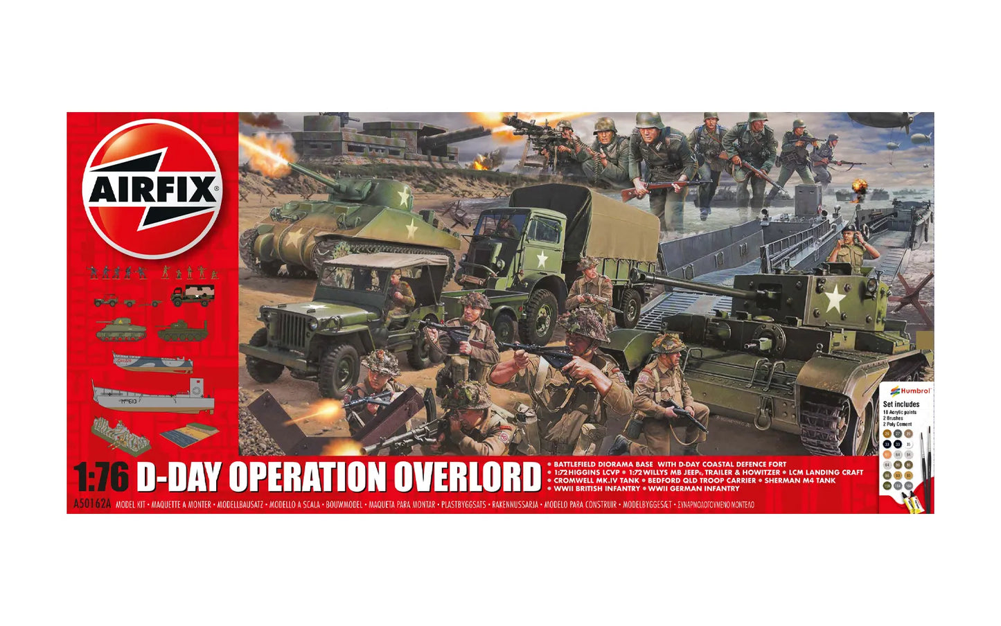 Airfix D-Day 75Th Anniversary Operation Overlord Gift Set (A50162A)