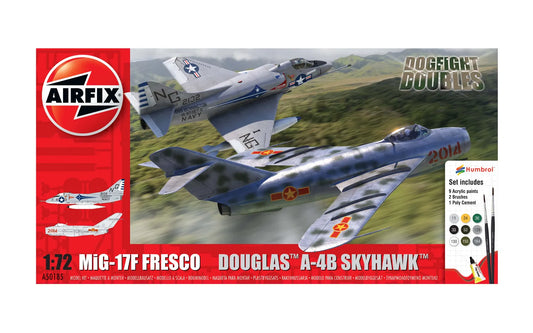 Airfix Mig 17F Fresco Douglas A-4B Skyhawk Dogfight Double 1:72 (A50185)