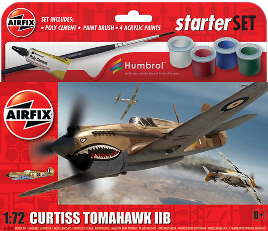Airfix Starter Set - Curtiss Tomahawk 1:72 (A55101A)