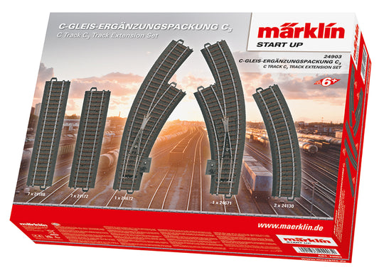 Marklin 24903: Start up - C Track C3 Track Extension Set