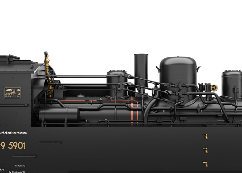 LGB 26591: HSB Steam Locomotive, Road Number 99 5901