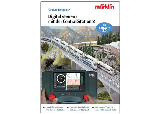 Marklin 3083: Controlling Digitally with the Central Station 3 Model Railroad Manual (GERMAN)