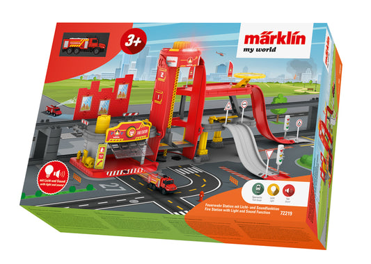 Marklin 72219: My World – Fire Station with Light and Sound Function