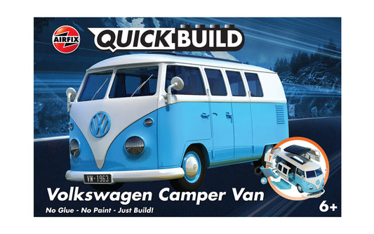 Airfix Quickbuild Vw Camper Van - Blue (J6024)