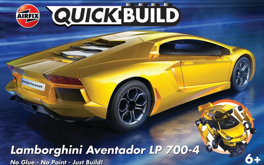 Airfix Quickbuild Lamborghini Aventador - Yellow (J6026)