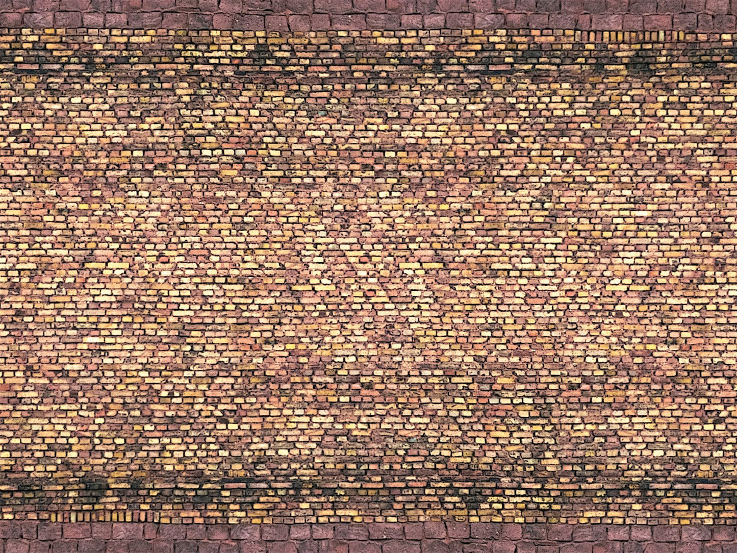 Noch 56605: 3D Cardboard Sheet ”Brick” yellow-multicoloured (H0)