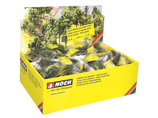 Noch 25950: Deciduous Trees with Tree Bases, 100 pieces (H0,TT)