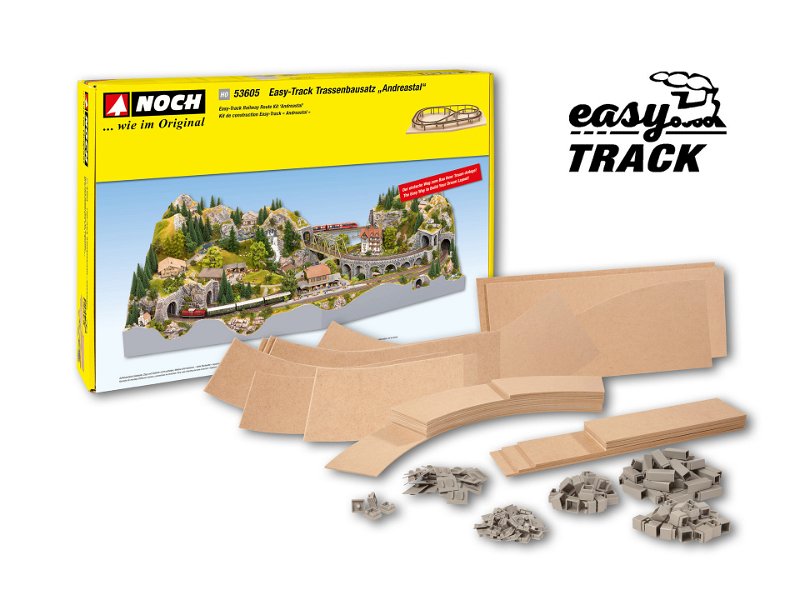 Noch 53605: Easy-Track Railway Route Kit "Andreastal" (H0)
