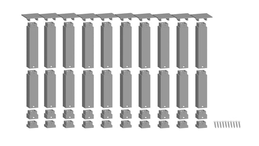 Noch 53942: Easy-Track Pillar Set, Top Contents: 10 pieces (H0)