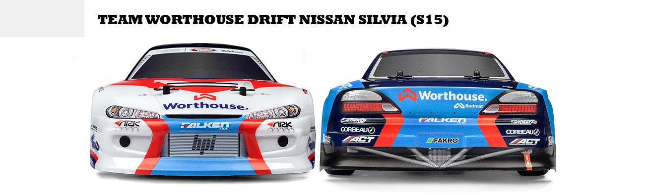 HPI 1/10 RS4 Sport 3 Drift Team Worthouse Nissan S15 [120097]
