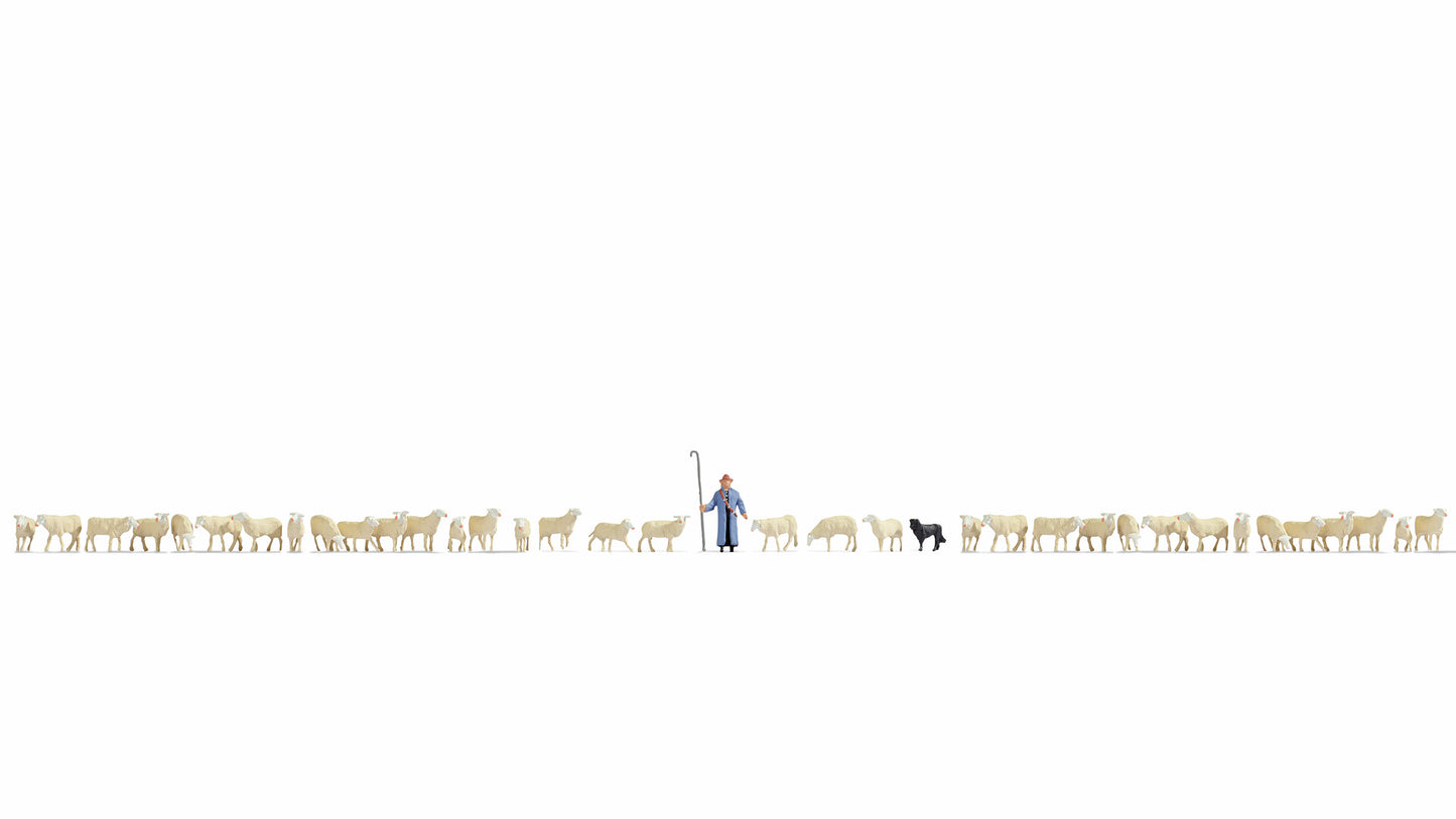 Noch 16162: XL Set “Sheep and Shepherd” (H0)
