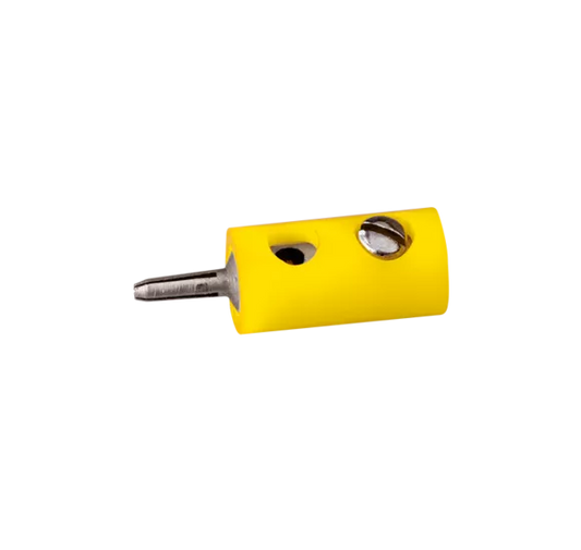 Brawa 3001: Pin Connector, ∅ 2.5 mm, yellow