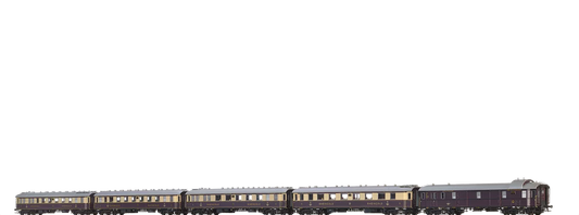 Brawa 46463: H0 Rheingold Express Train Coach Set DRG, 5-unit