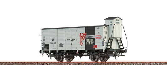 Brawa 50705: H0 Covered Freight Car G10 "Sächsische Union Biere" DR