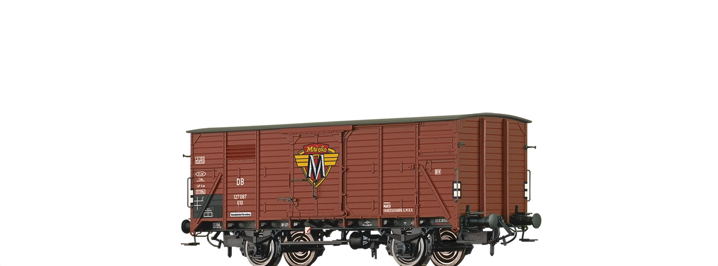 Brawa 50959: H0 Covered Freight Car G10 "Maico" DB
