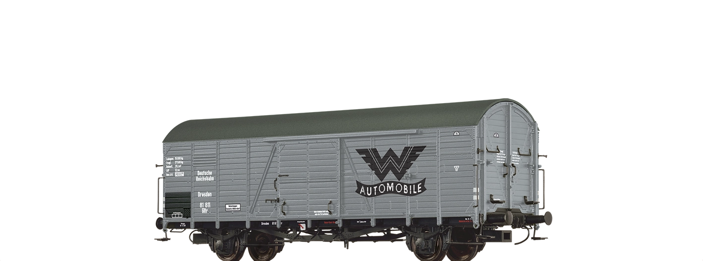 Brawa 50967: H0 Covered Freight Car Gltr "Wanderer" DRG