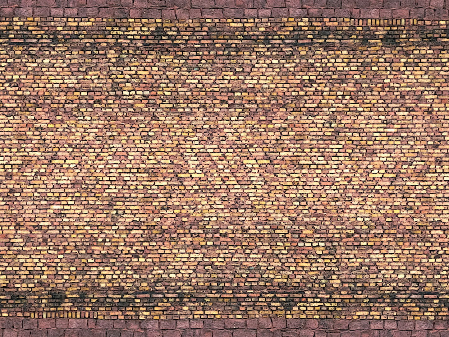 Noch 56605: 3D Cardboard Sheet ”Brick” yellow-multicoloured (H0)