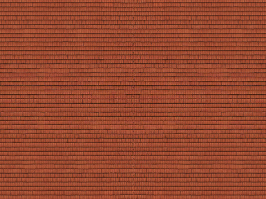 Noch 56965: 3D Cardboard Sheet “Roof Tile”, red (N)