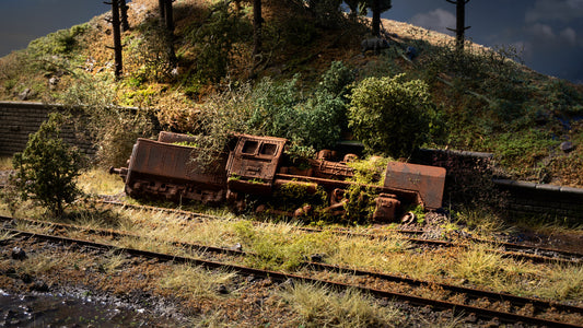 Noch 60763: Abandoned Place “Locomotive” (H0)