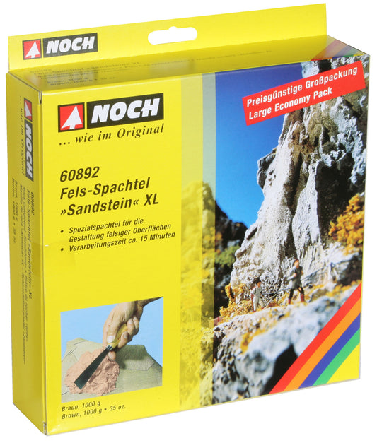Noch 60892: Spackle-Compound XL “Sandstone” brown, 1,000 g (G,1,0,H0,H0M,H0E,TT,N,Z)