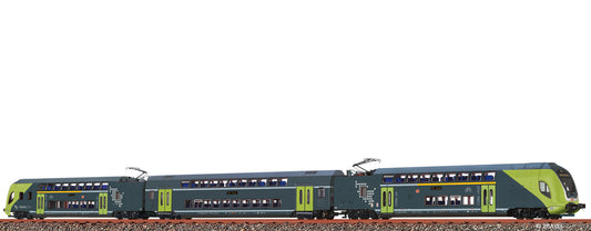 Brawa 64548: N TWINDEXX VARIO® Double-Deck Train NAH.SH, 3-unit