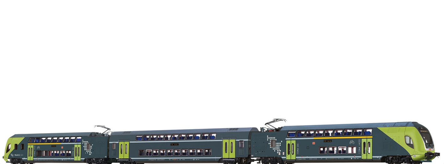 Brawa 64548: N TWINDEXX VARIO® Double-Deck Train NAH.SH, 3-unit