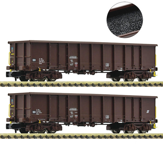 Fleischmann 6660020: 2-piece set: Open freight wagon, ÖBB