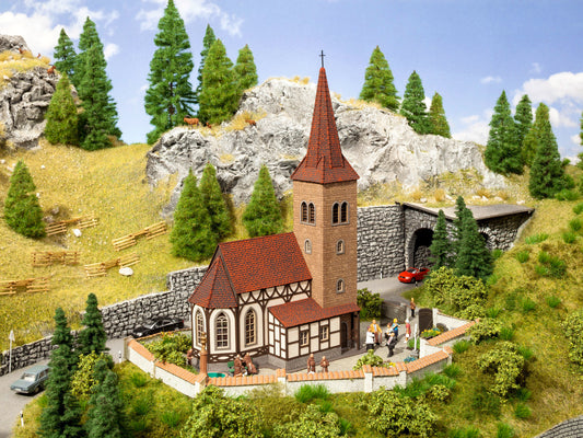 Noch 63906: Church “St George” with micro-sound Bells Ringing (N)