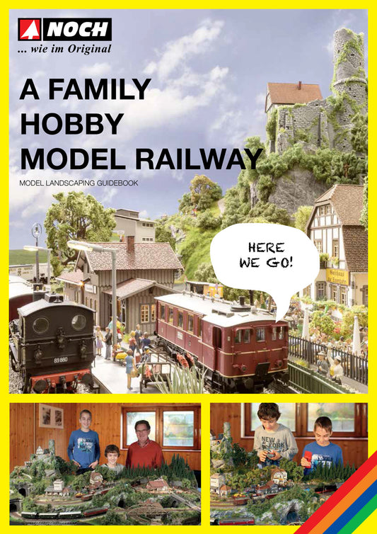 Noch 71905: Guidebook "A Family Hobby - Model Railroad" English, 120 pages (G,1,0,H0,H0M,H0E,TT,N,Z)