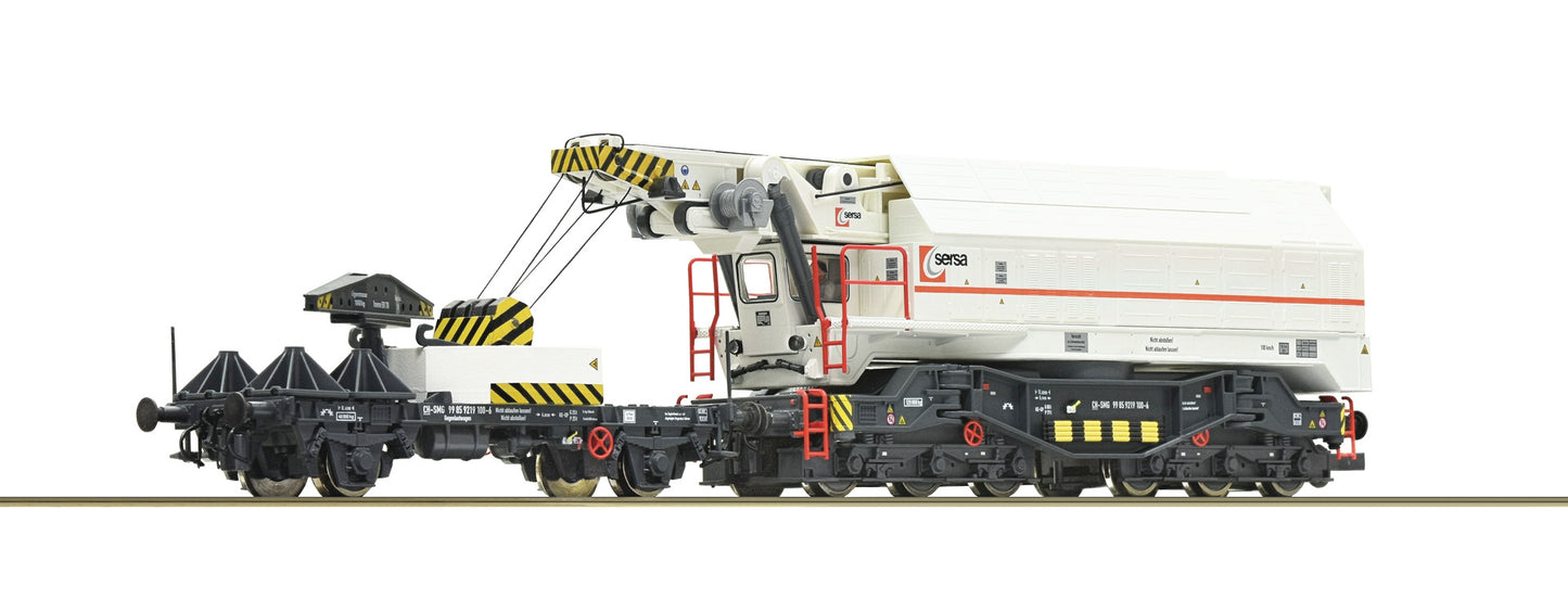 Roco 73039: Digital railway slewing crane, SERSA