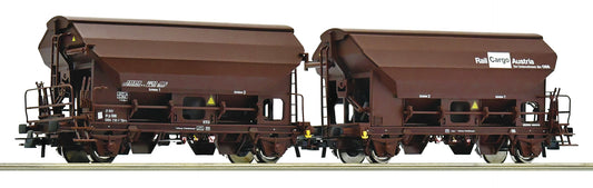 Roco 76022: Swivel roof wagon double unit, ÖBB