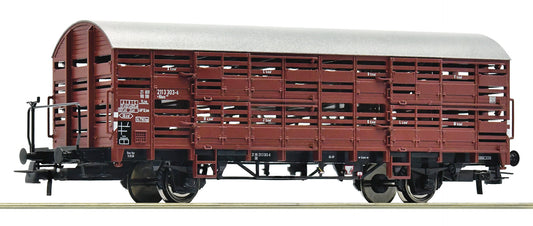 Roco 76607: Animal Transport Freight car . DB