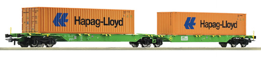 Roco 77370: Double container carrier wagon, SETG