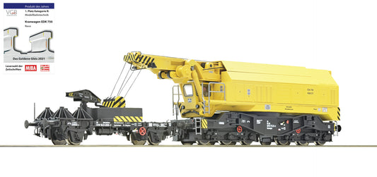 Roco 79035: Slewing railway crane for digital operation, DB