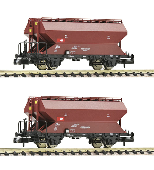 Fleischmann 830312: 2 piece set: Grain silo wagons, SBB