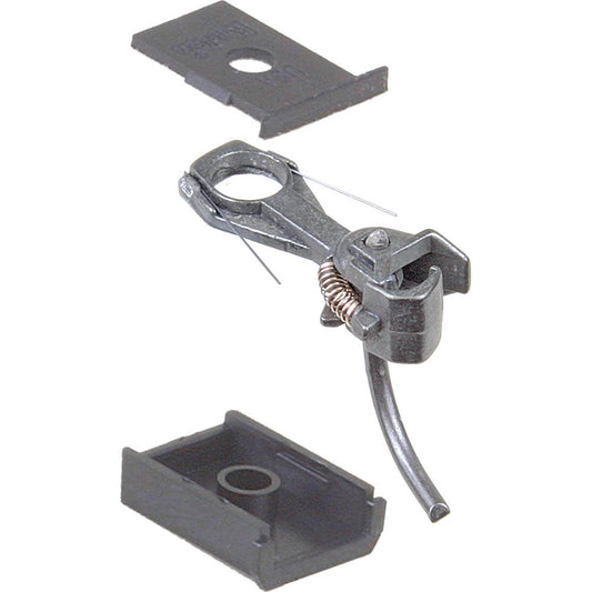 Kadee 143: HO Scale 140-Series Whisker Metal Couplers with Gearboxes - Short (1/4") Centerset Shank