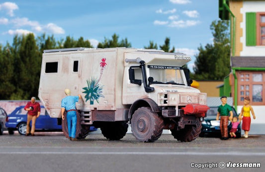 Kibri 14977: H0 UNIMOG caravan UNICAT