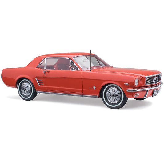 Classic Carlectables 1:18 Ford 1966 Pony Mustang RHD Signal Flare Red [18804]