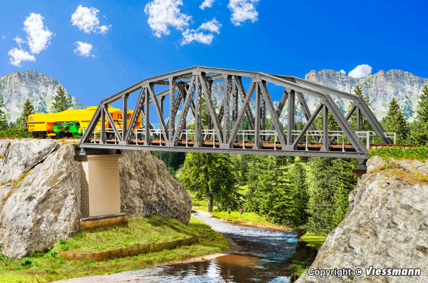 Kibri 39700: H0 Steel arch bridge, single track