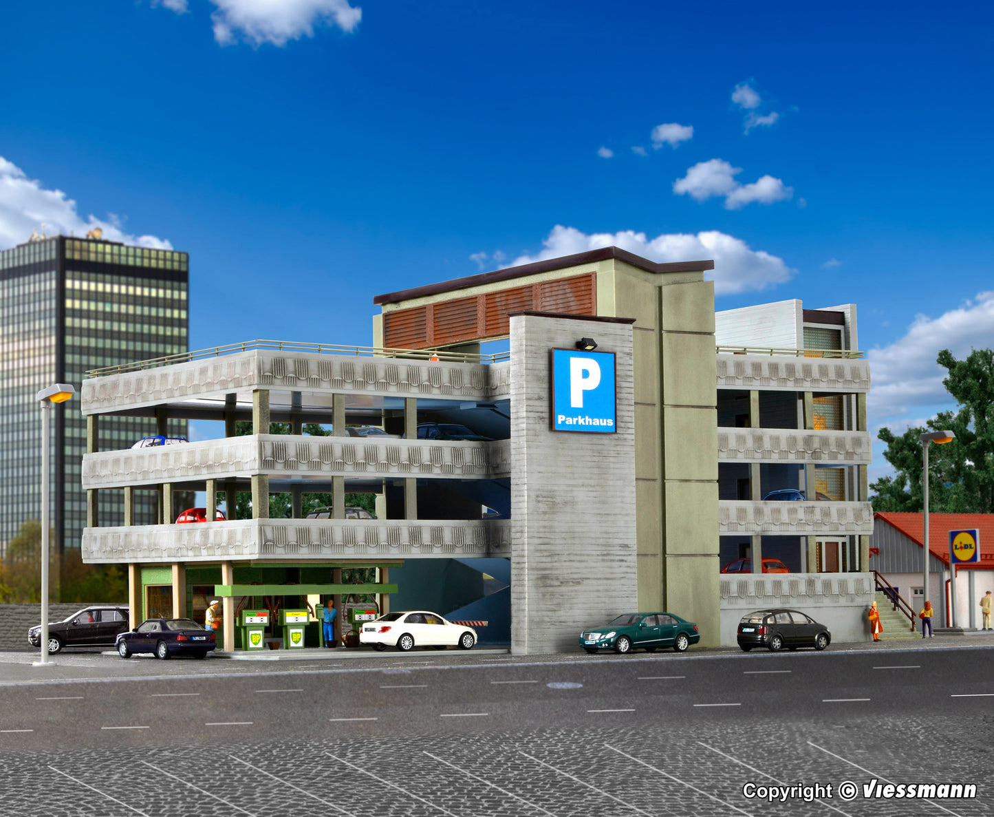 Vollmer 43804: Parking Garage (H0)