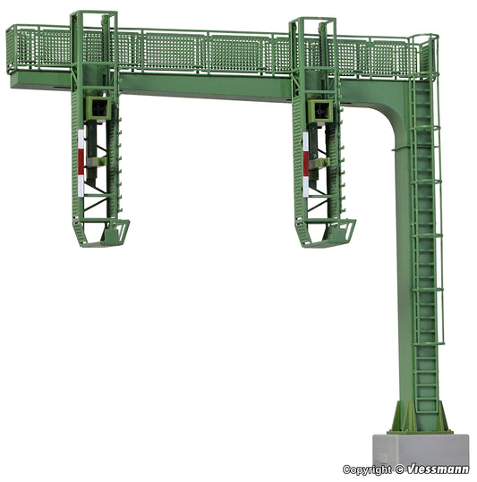 Viessmann 4755: Signal bridge with multiplex technology withoutsignal heads (H0)