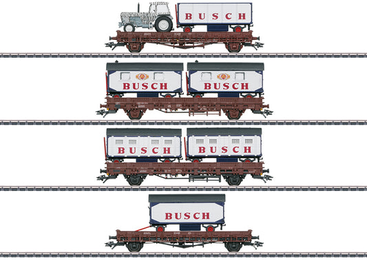 Marklin 45040: Circus Busch Freight Car Set