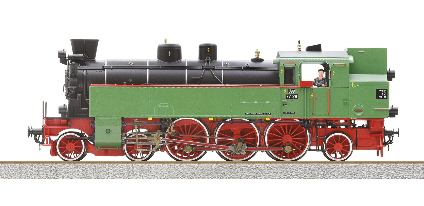 Roco 70084: Steam locomotive 77.28, ÖBB