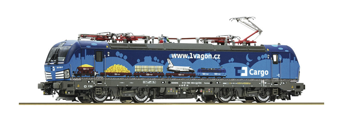 Roco 7510041: Electric locomotive 383 006-4 (HO, CD Cargo, Epoch 6, DCC)